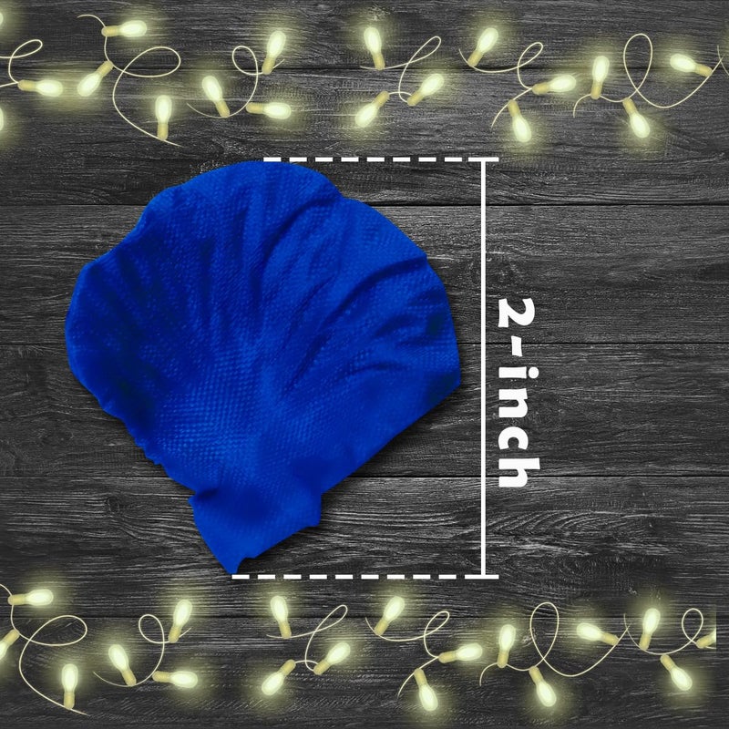 VKshop 4500 Pack Blue Rose Petals,Artificial Roses Flower Petals for Romantic Night,Valentine's Day and Weddings - Image 5
